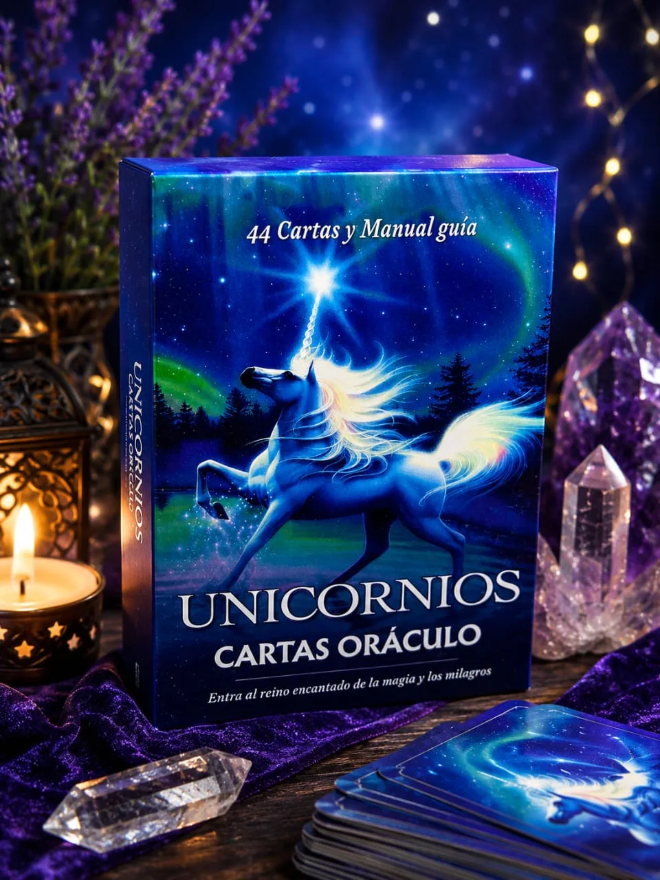Oráculo Unicornios Cartas Manual Guía Reino Encantado