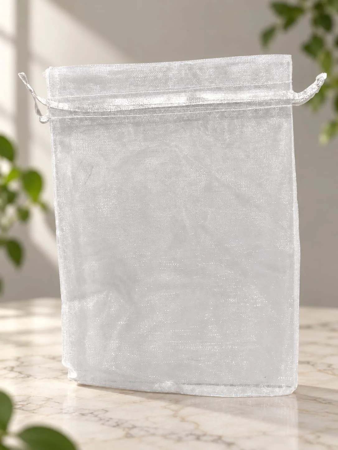 Bolsa de Organza Blanca 13x18 cm