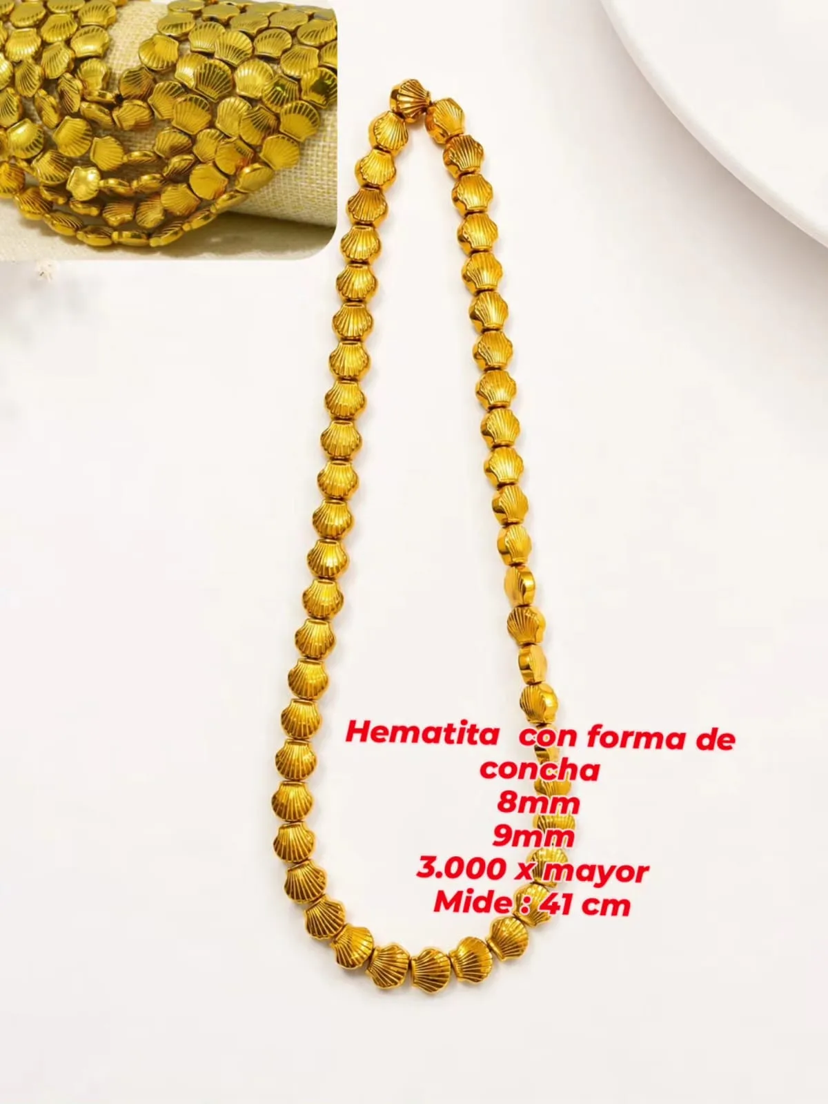 Hematita con forma de concha