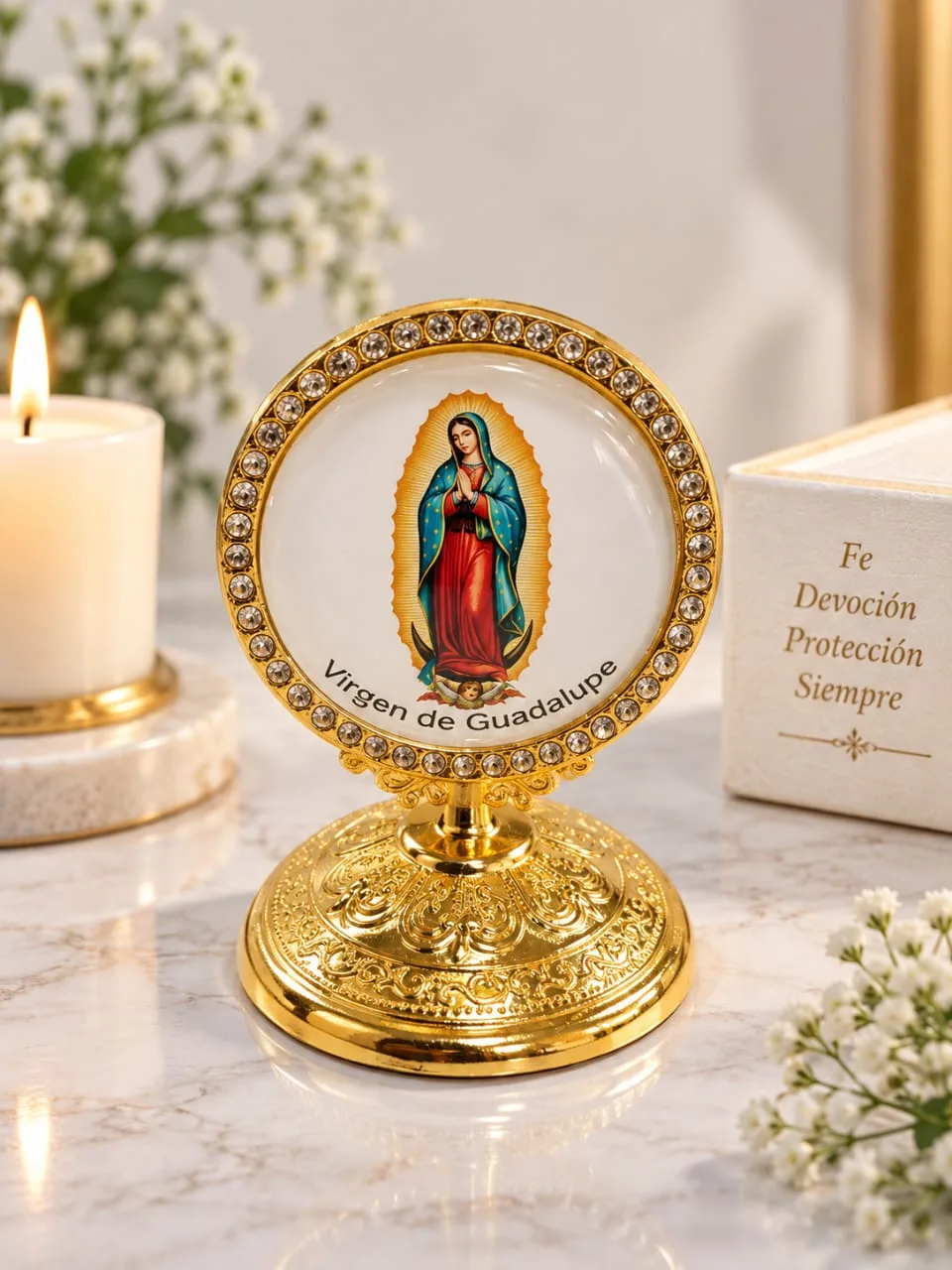 Medallón de la Virgen de Guadalupe