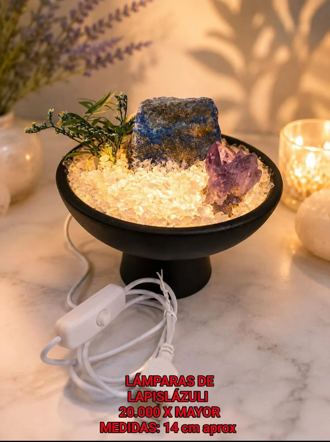 Lamparas de lapislazuli
