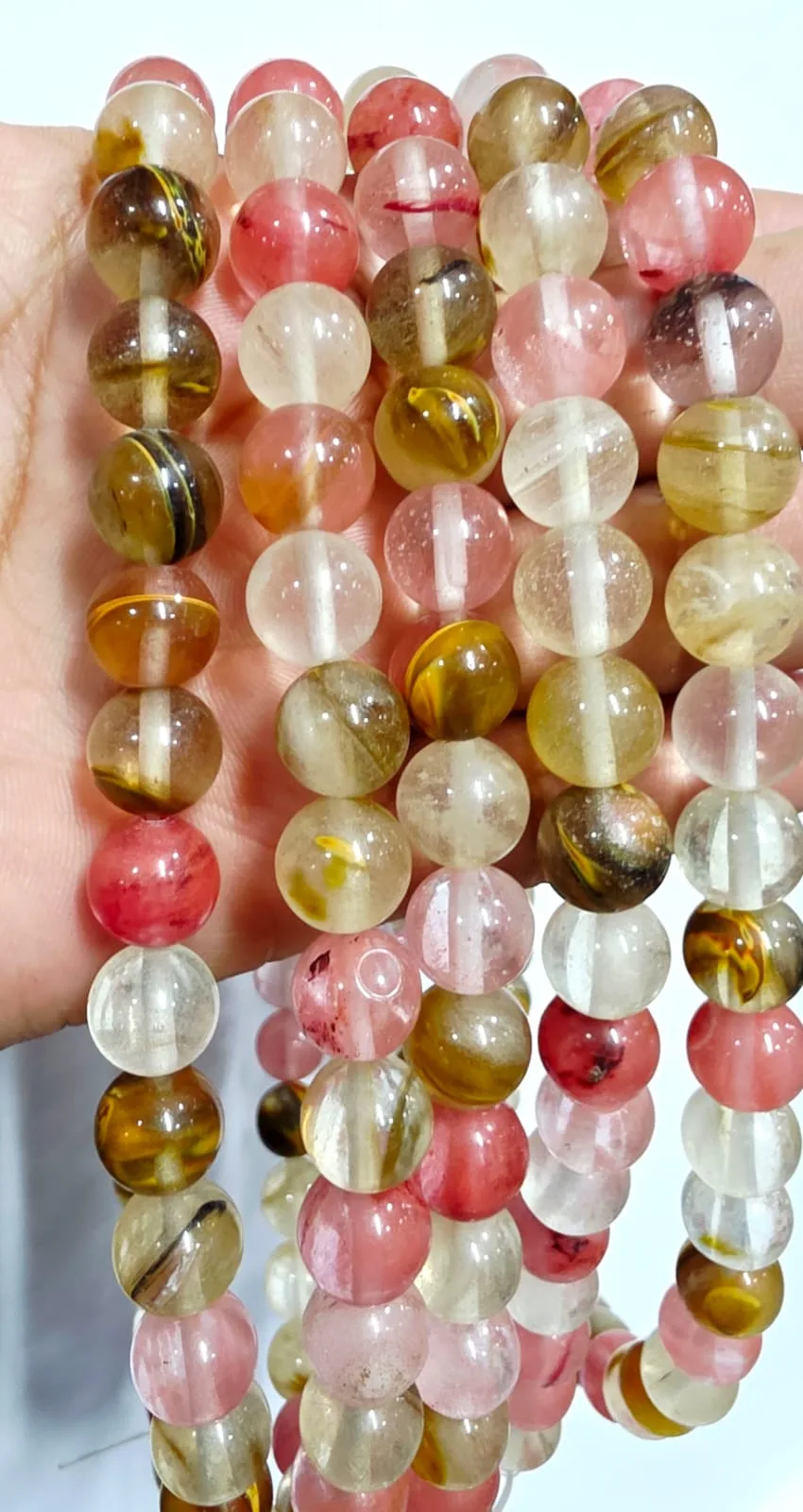 Cuentas de Piedra Cherry de Colores 10mm