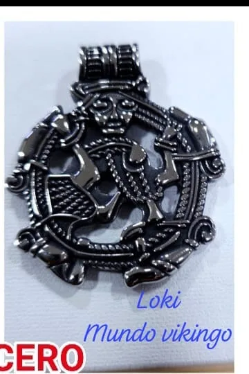 Colgante de Acero - Loki Mundo vikingo