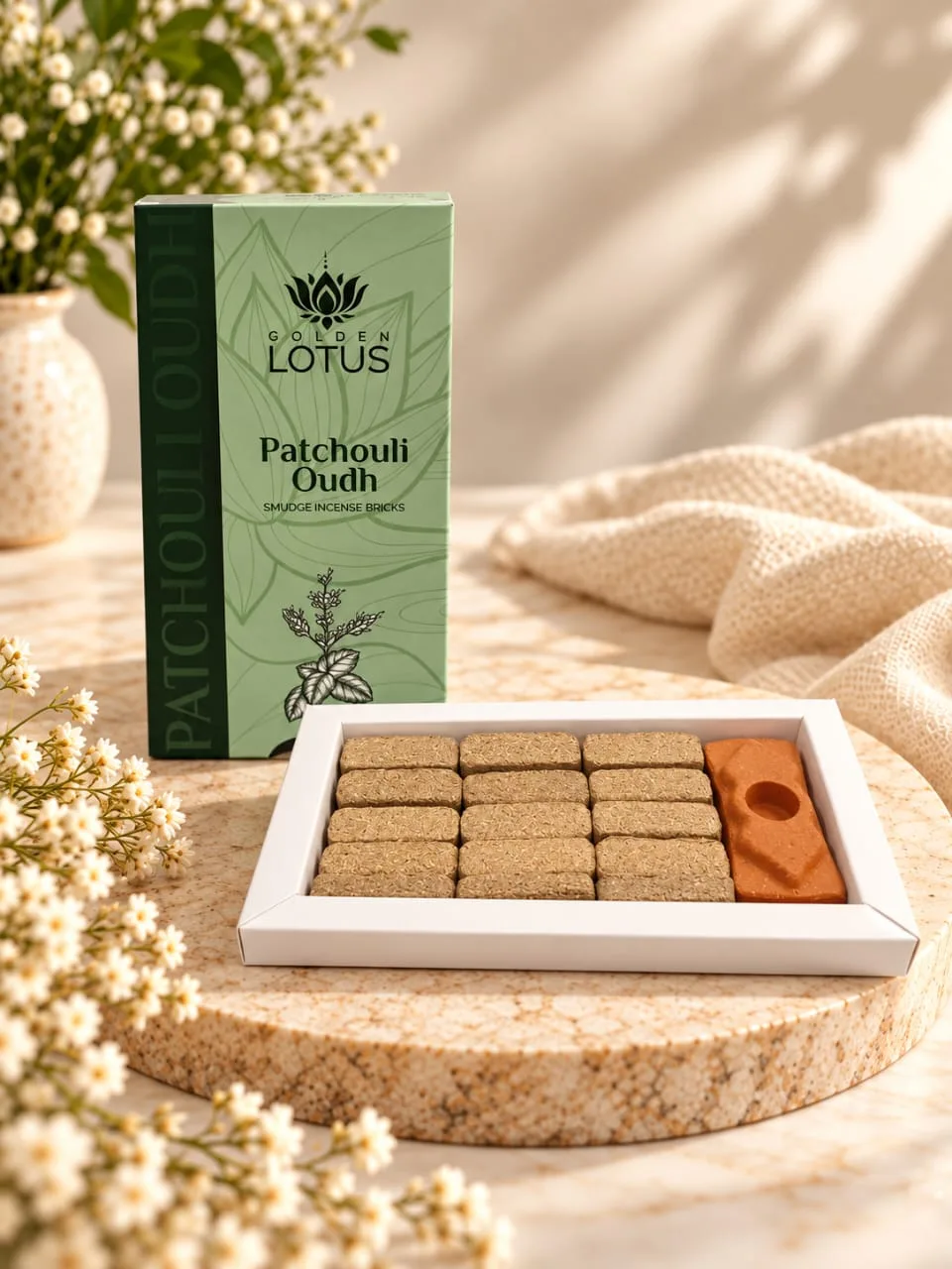 Incienso Lotus Patchouli Oudh