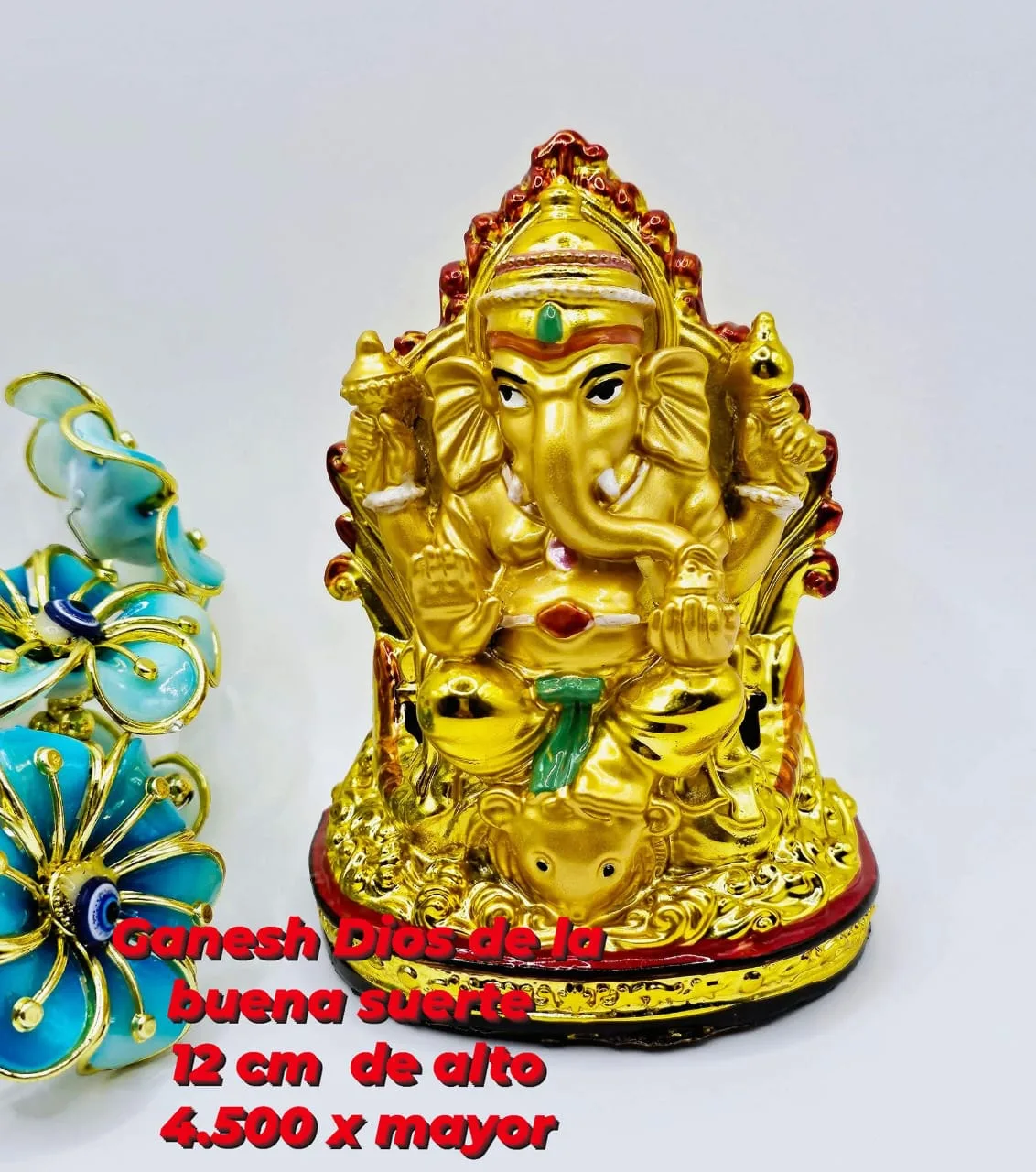 Estatua Ganesha de la Suerte