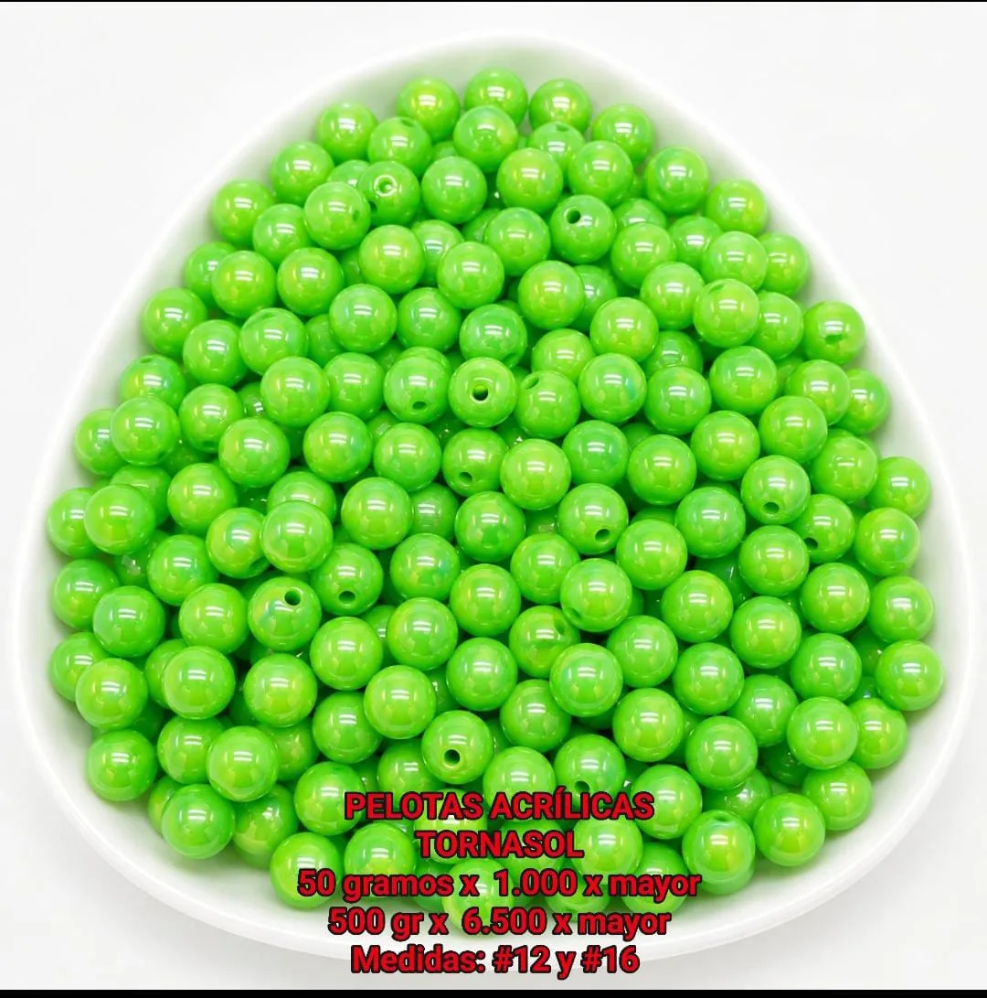 Pelotas Acrilicas Tornasol