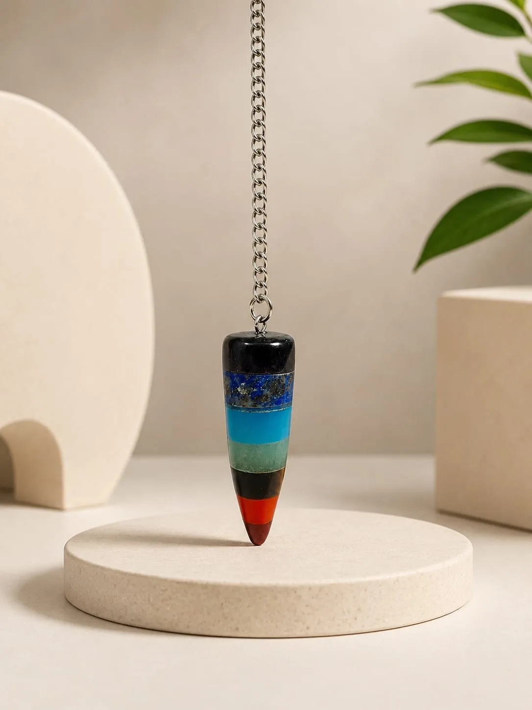Péndulo 7 Chakras 4cm