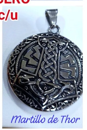 Colgante de Acero - Martillo de Thor