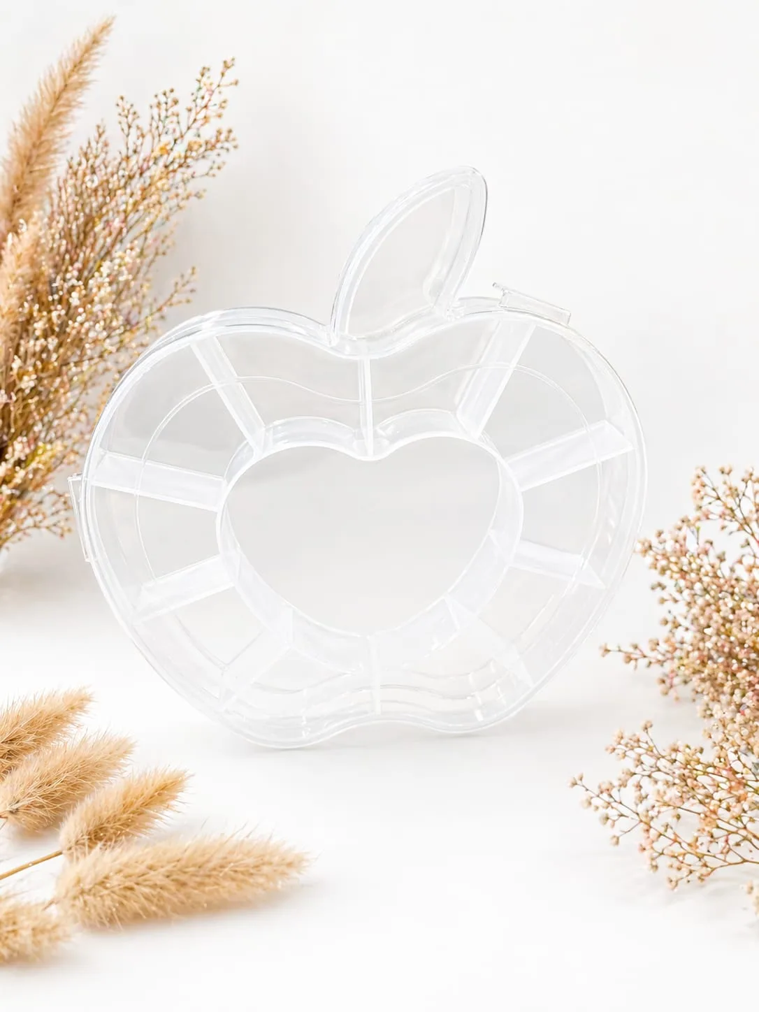 Caja Organizadora Forma de Manzana - Transparente