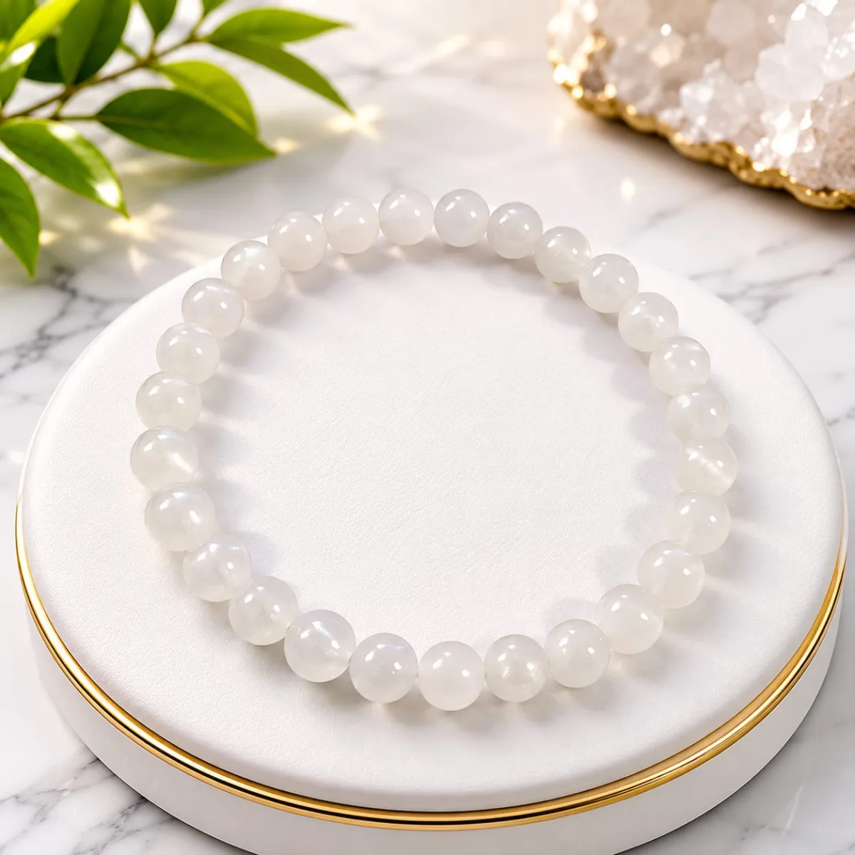 Pulseras Cuarzo Blanco