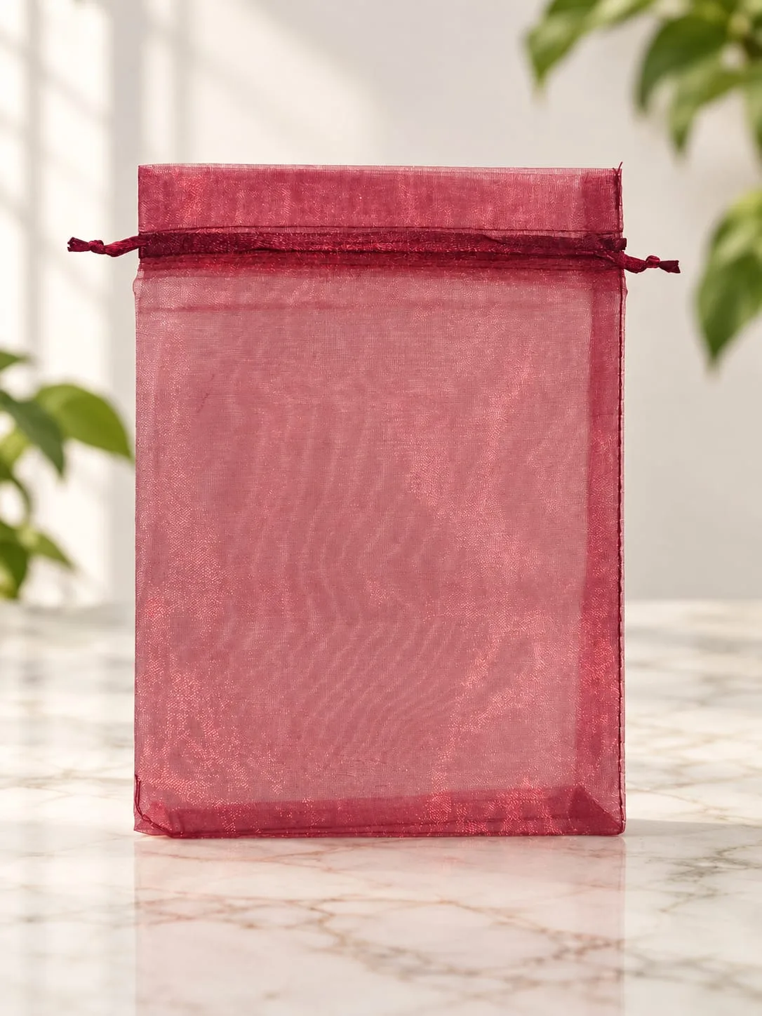 Bolsa de Organza Burdeos 13x18 cm