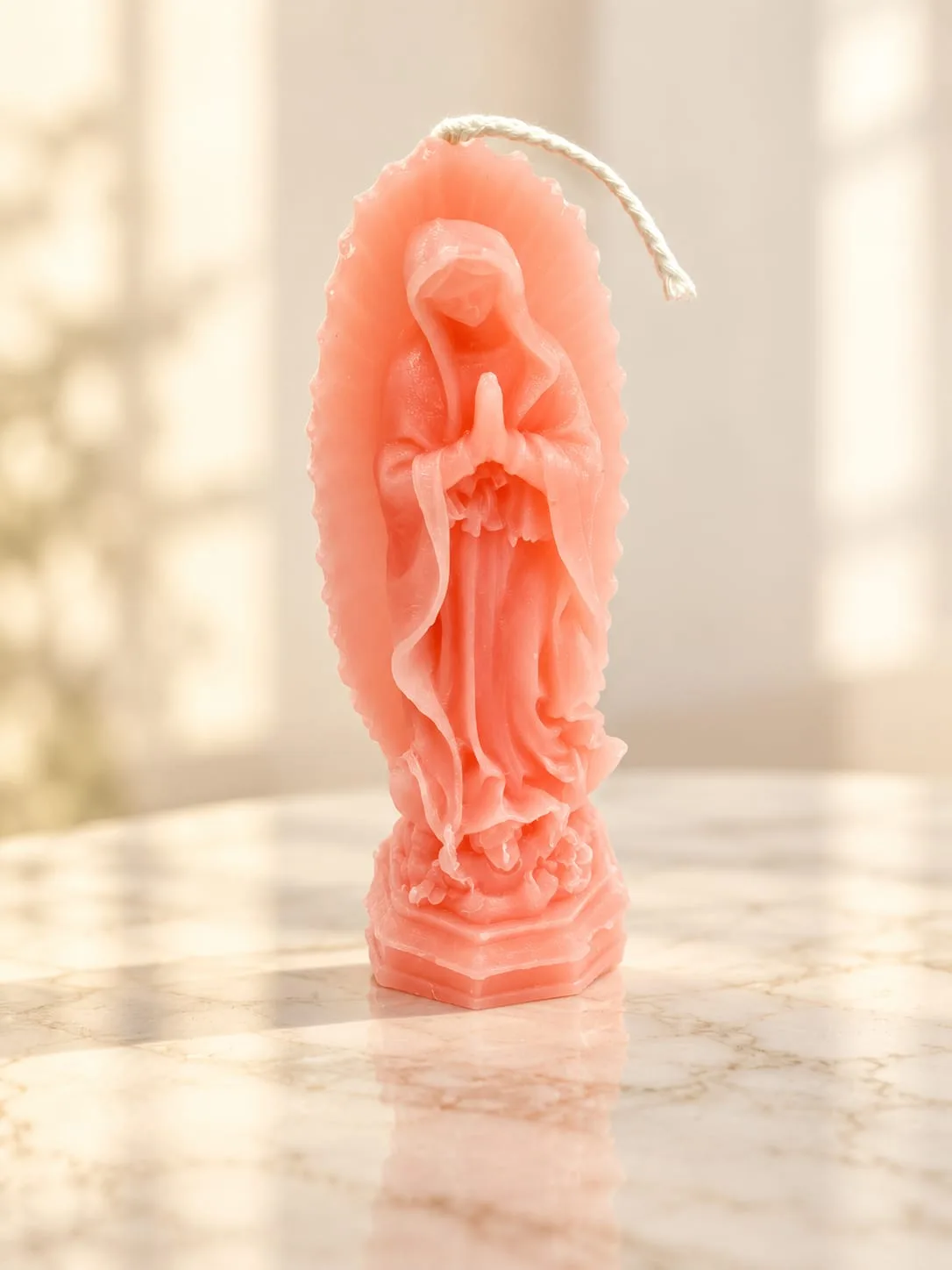 Vela de la Virgen de Guadalupe Salmón