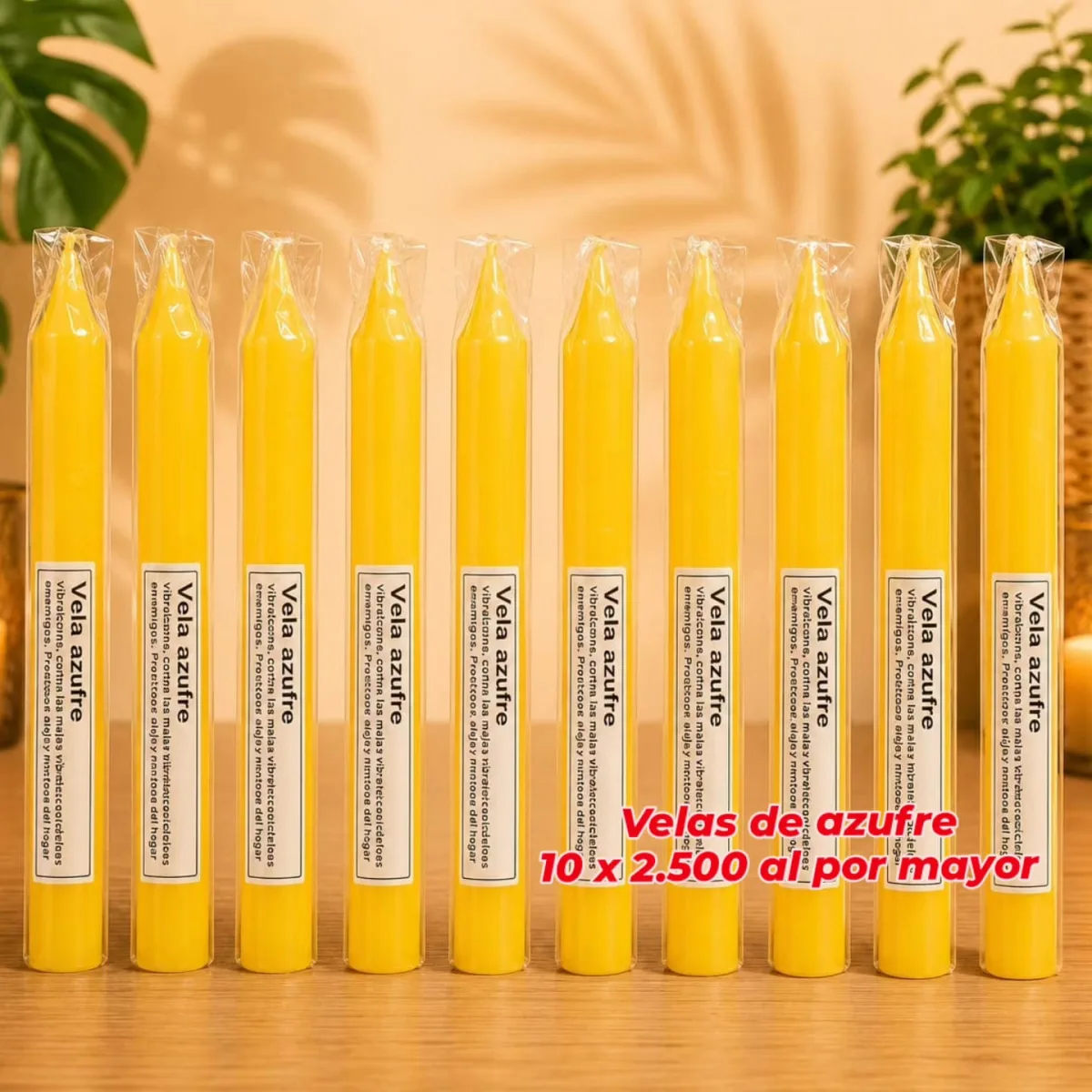 Pack 10 Velas de Azufre