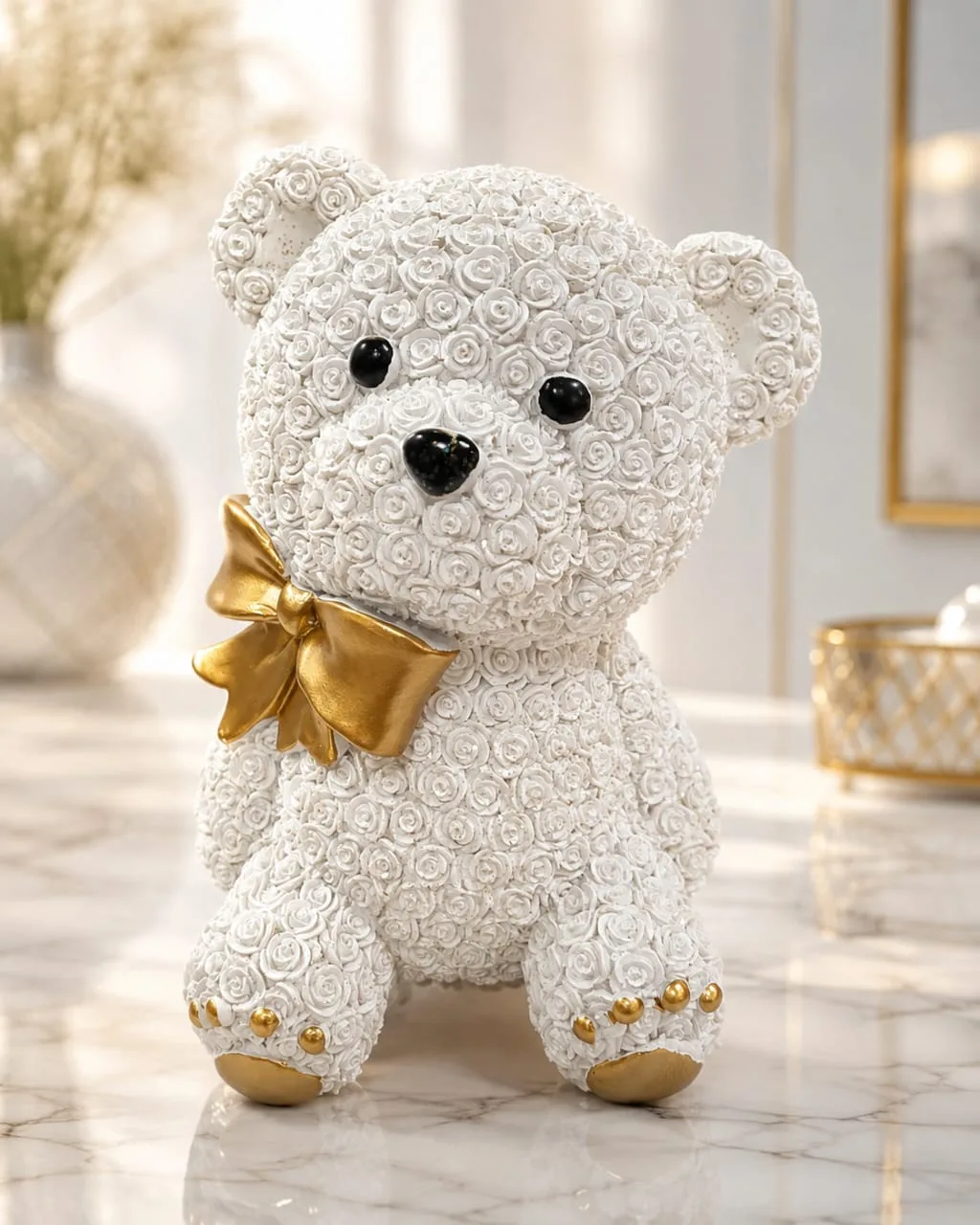 Oso Decorativo de Rosas
