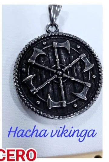Colgante de Acero - Hacha vikinga