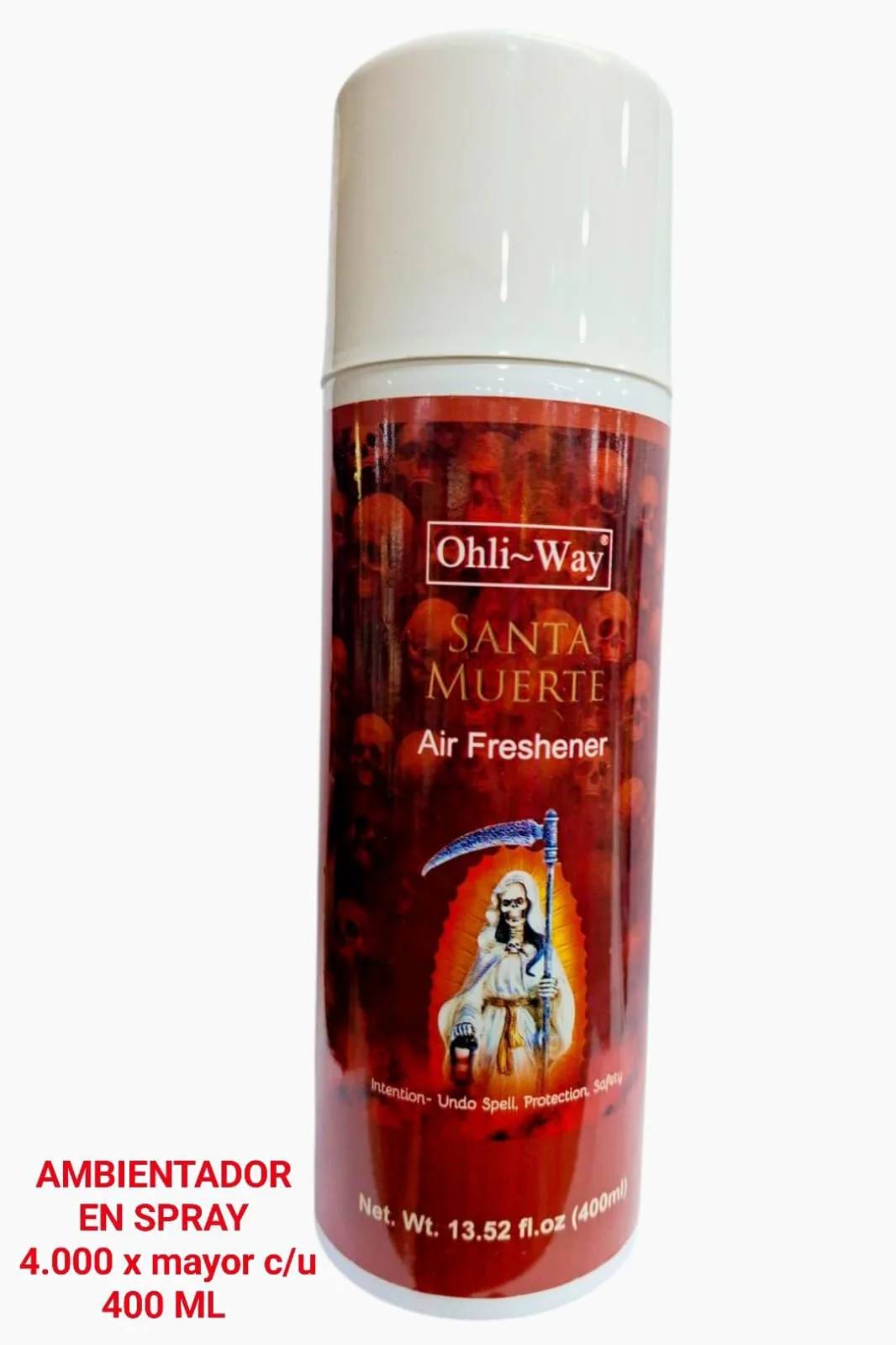 Ambientador en Spray Santa Muerte