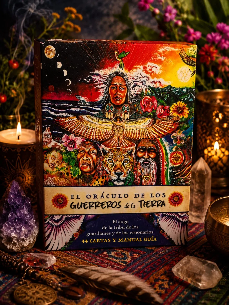Oráculo De Los Guerreros De La Tierra Manual Y 44 Cartas