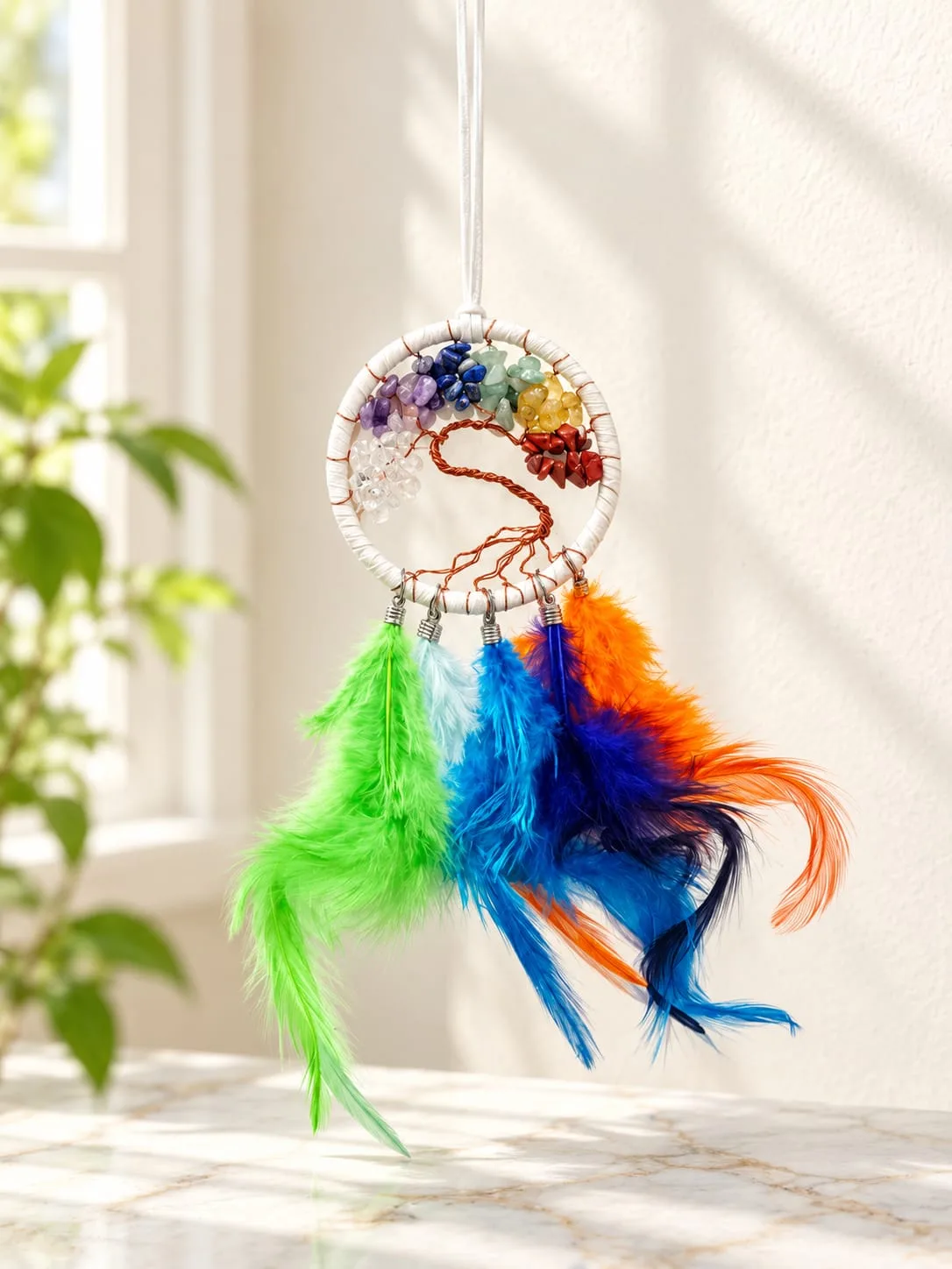 Atrapasueños Árbol de la Vida Multicolor