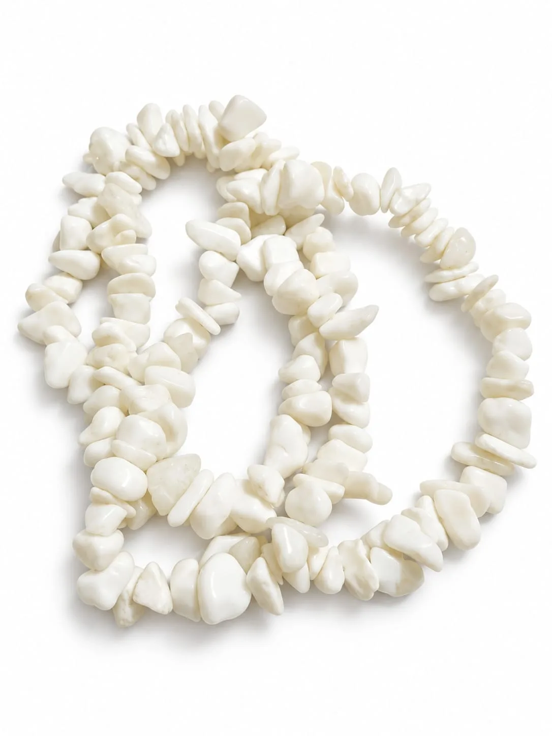 Hebra de Chips Grandes Ónix Blanco 39 cm